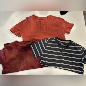 Old Navy Boys Henley & basic T-shirt bundle